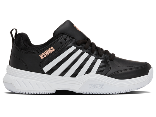 94429-078-M | COURT EXPRESS 2 CLAY | ZWART/WIT/PERZIK PARFAIT