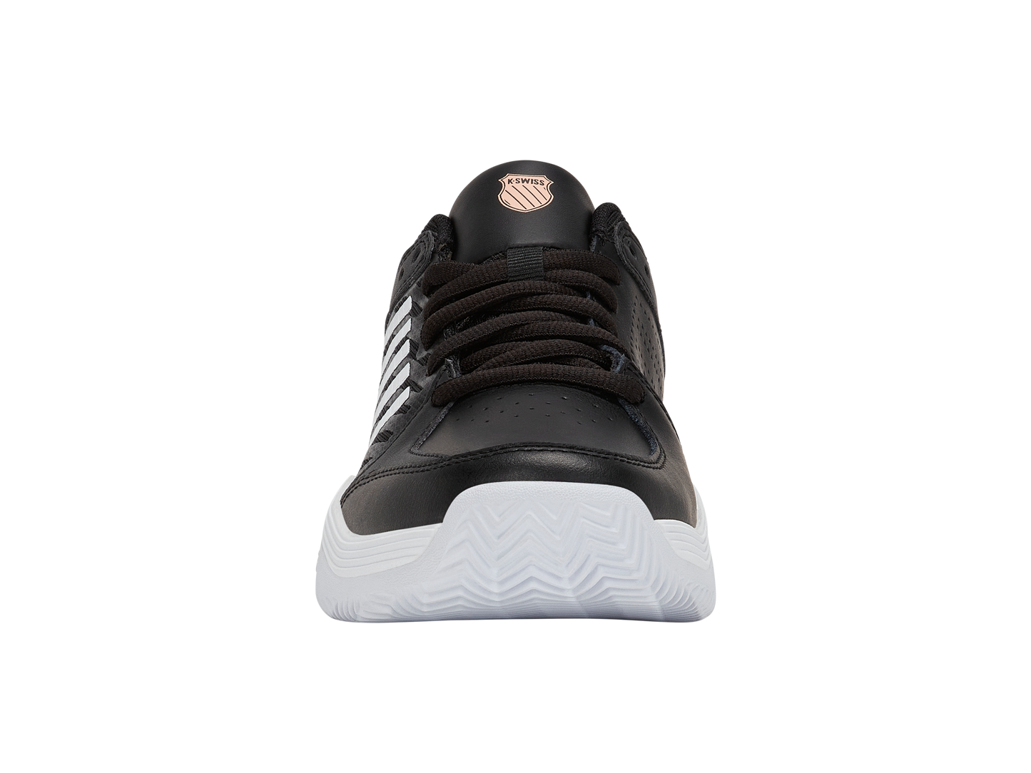94429-078-M | COURT EXPRESS 2 CLAY | ZWART/WIT/PERZIK PARFAIT