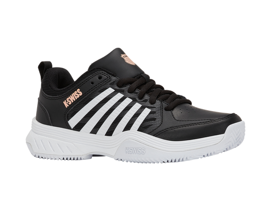 94429-078-M | COURT EXPRESS 2 CLAY | ZWART/WIT/PERZIK PARFAIT