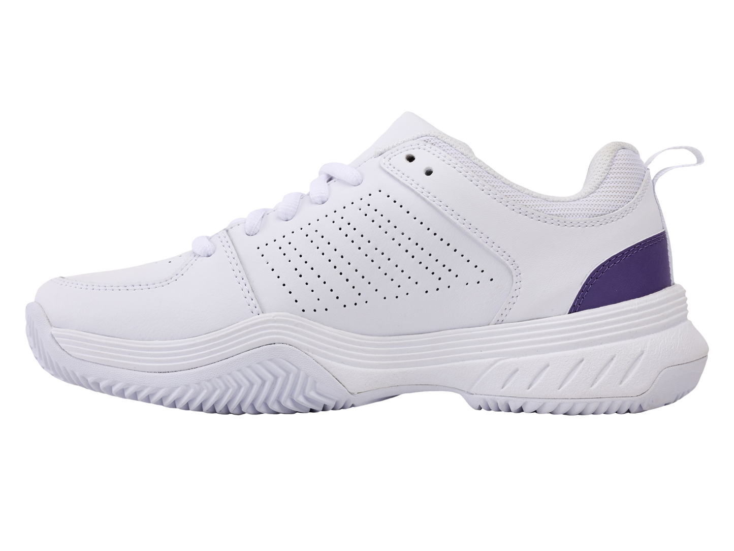 94429-151-M | COURT EXPRESS 2 CLAY | WIT/PAARSE NEVEL/NEON LAVENDEL