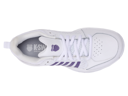 94429-151-M | COURT EXPRESS 2 CLAY | WIT/PAARSE NEVEL/NEON LAVENDEL