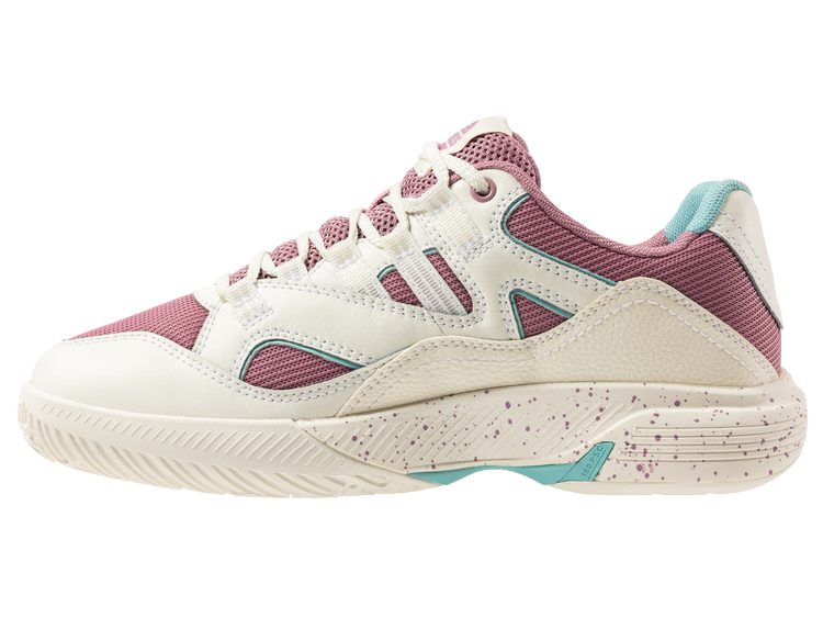 94435-966-M | TURA TEAM PADEL | SNOW WHITE/LILAS/PASTEL TURQUOISE