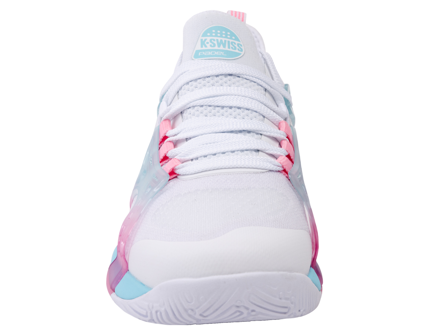 94597-146-M | K-FRAME PADEL | WHITE/SOFT NEON BLUE/NEON BUBLE GUM