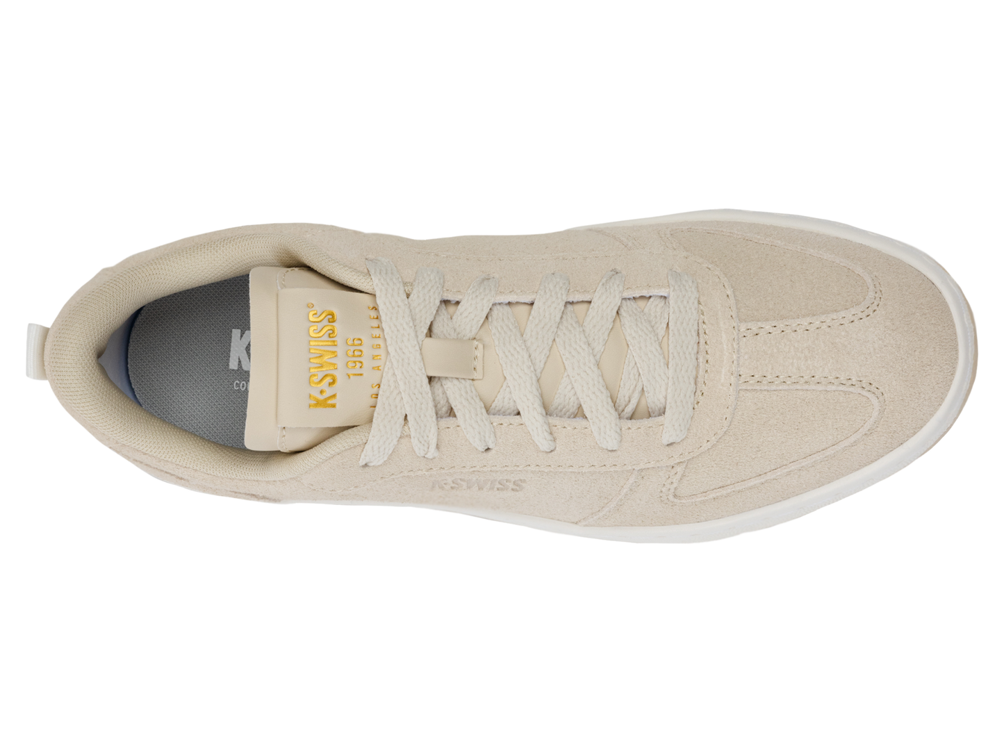 94733-278-M | COURT VARSITY SDE | CRÈME BRÛLÉE/WIT/SNEEUNWIT