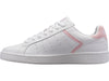 96347-179-M | WOMENS CLEAN COURT II CMF | WHITE/PARFAIT PINK