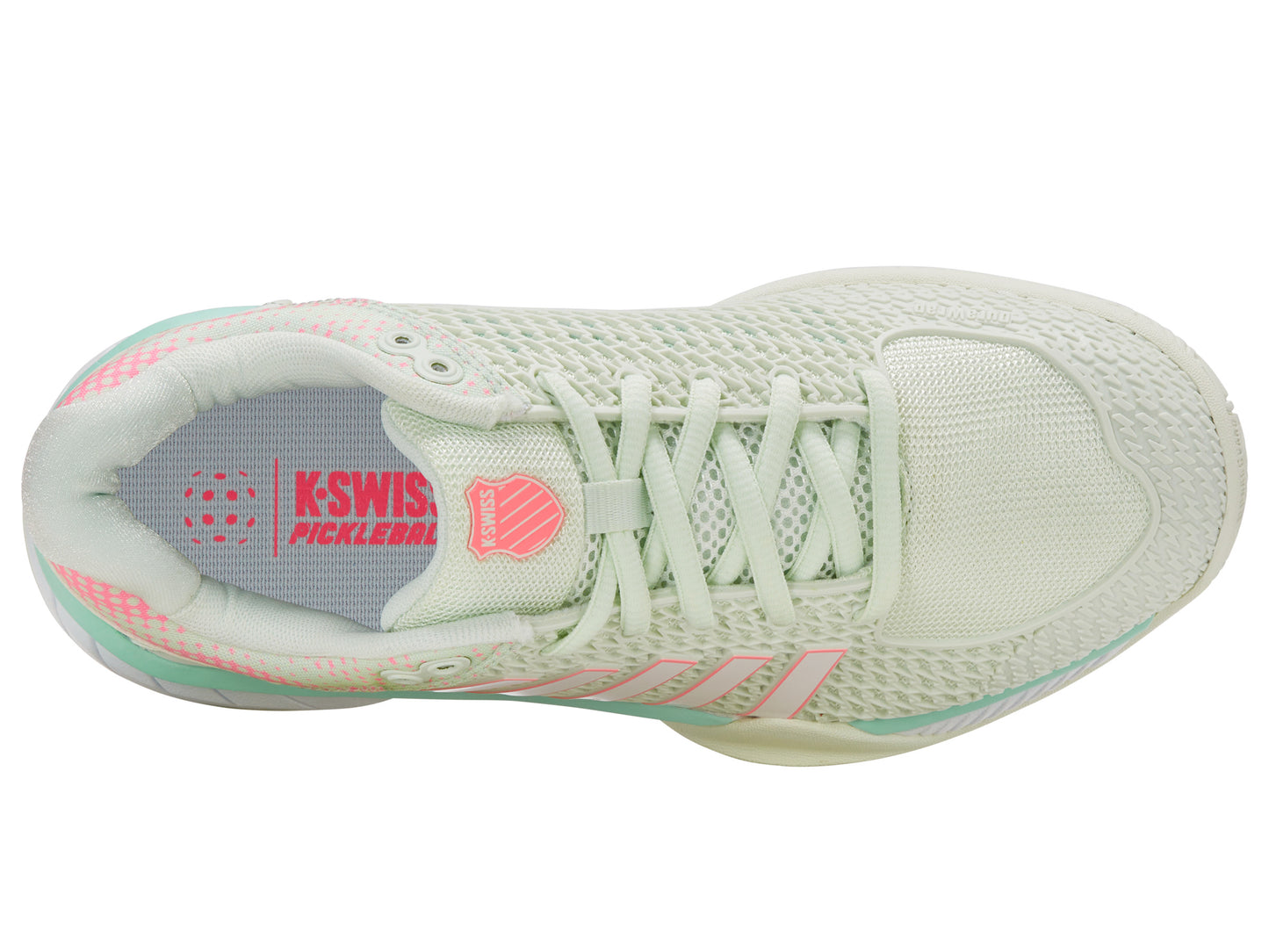 96563-440-M | EXPRESS LIGHT PICKLEBALL | ICE/HONEYDEW/NEON PASTEL PINK