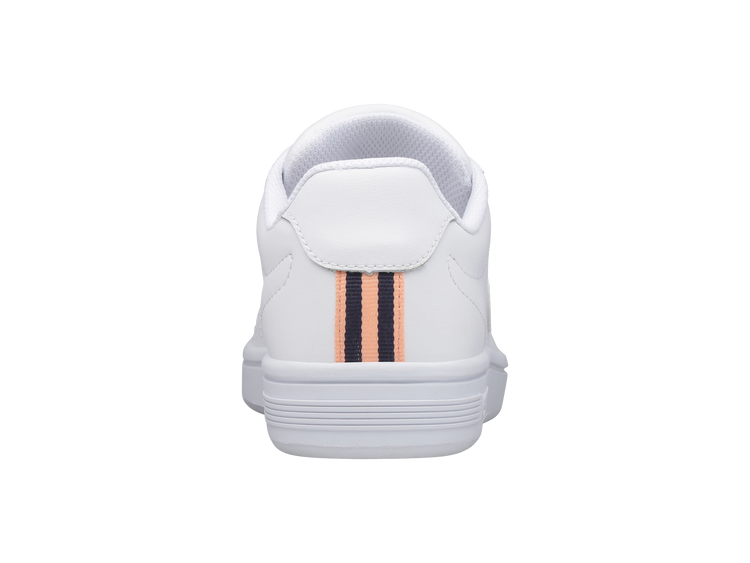 96599-172-M | COURT SHIELD | WHITE/PEACH NECTAR/GRAYSTONE