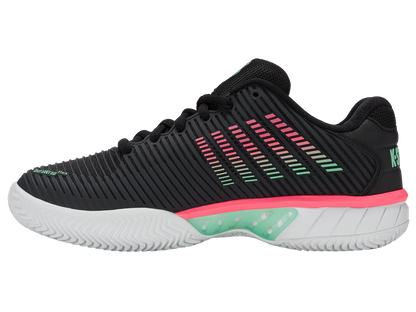 96614-037-M | HYPERCOURT EXPRESS 2 CLAY | ZWART/WIT/NEON MINT