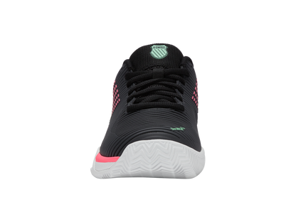 96614-037-M | HYPERCOURT EXPRESS 2 CLAY | ZWART/WIT/NEON MINT