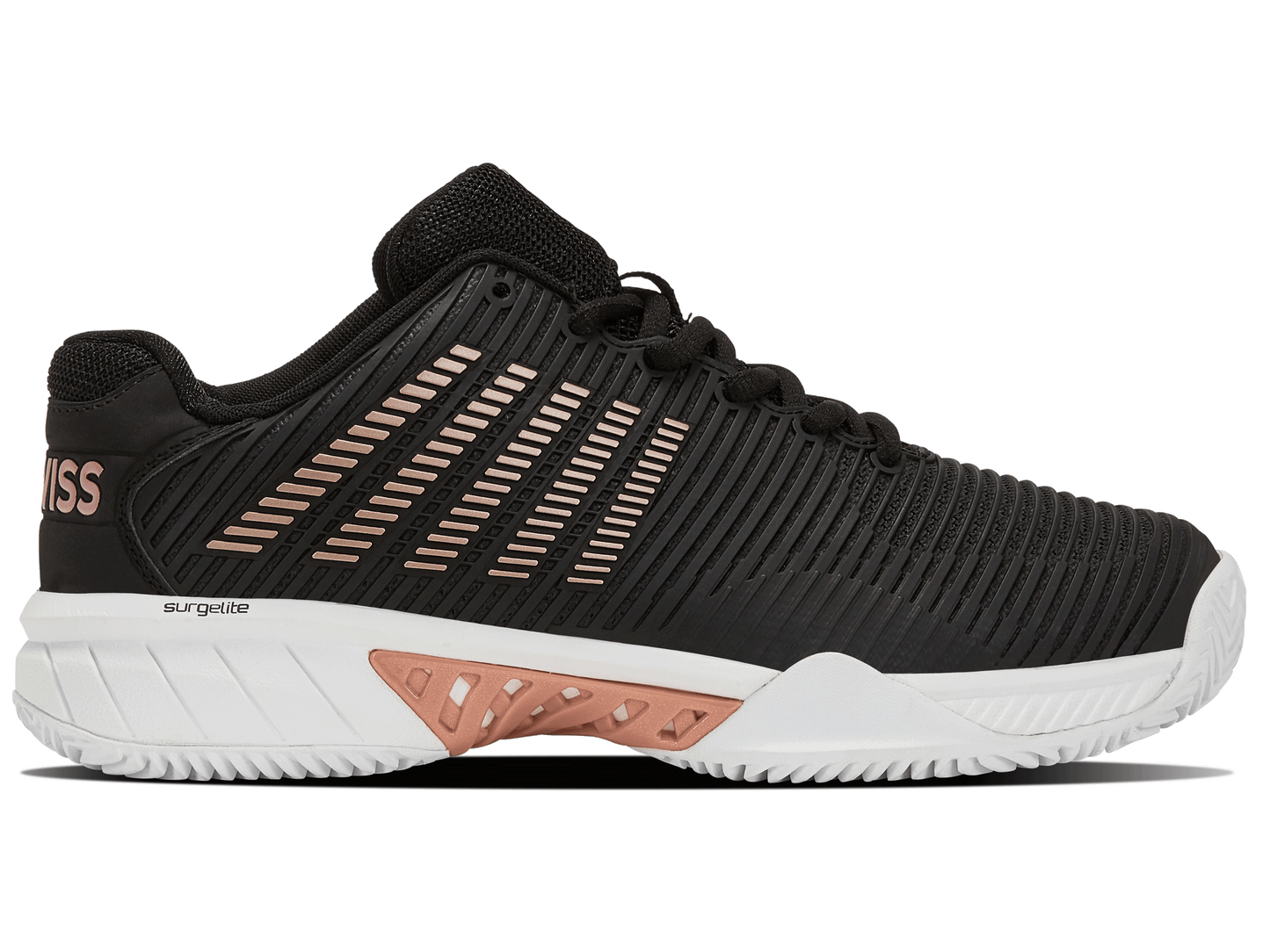 96614-072-M | HYPERCOURT EXPRESS 2 CLAY | BLACK/WHITE/ROSE GOLD