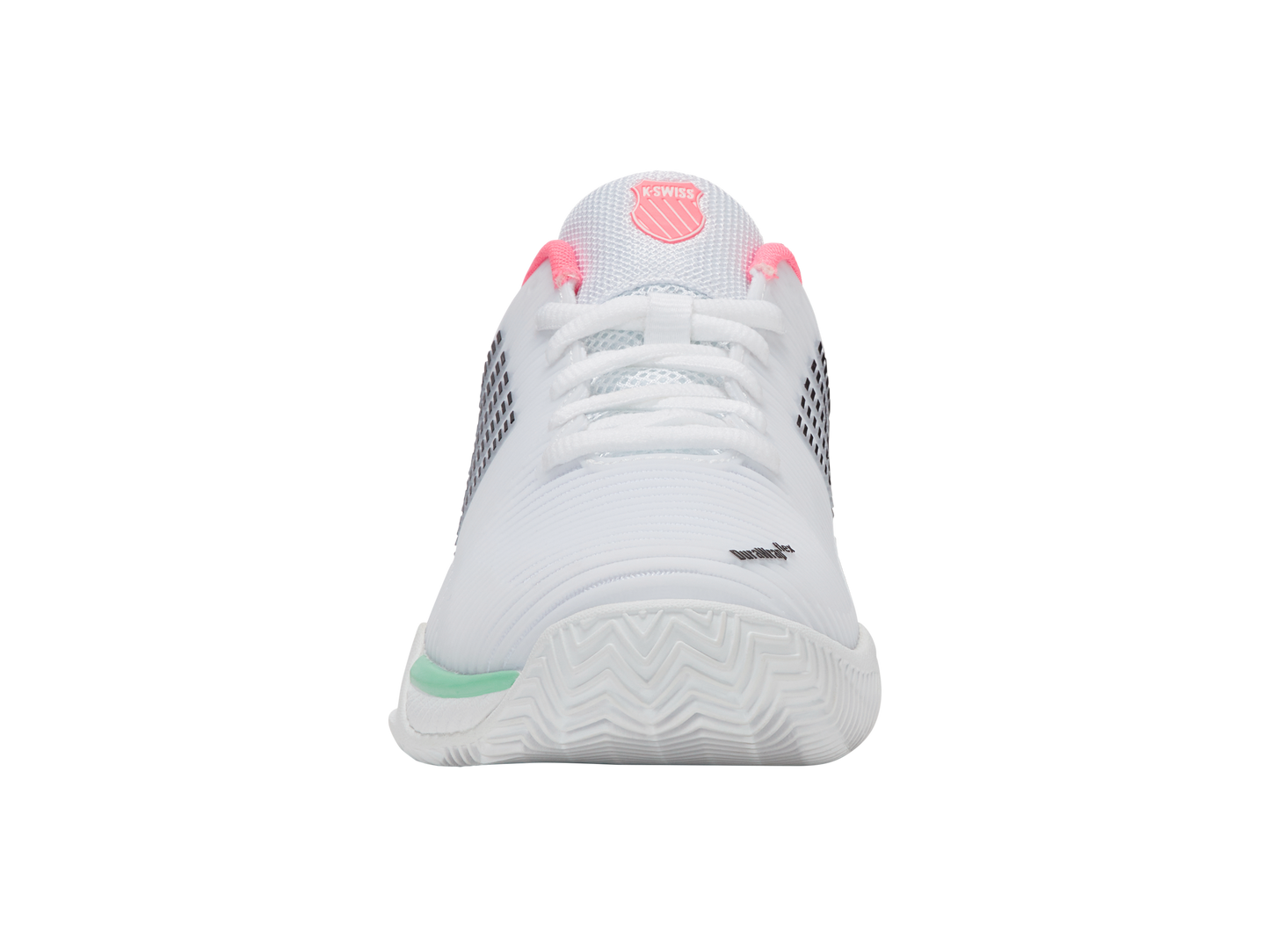 96614-178-M | HYPERCOURT EXPRESS 2 CLAY | WHITE/NEON PASTEL ROZE/ZWART
