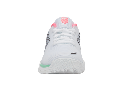 96614-178-M | HYPERCOURT EXPRESS 2 CLAY | WHITE/NEON PASTEL ROZE/ZWART