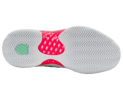 96614-178-M | HYPERCOURT EXPRESS 2 CLAY | WHITE/NEON PASTEL ROZE/ZWART