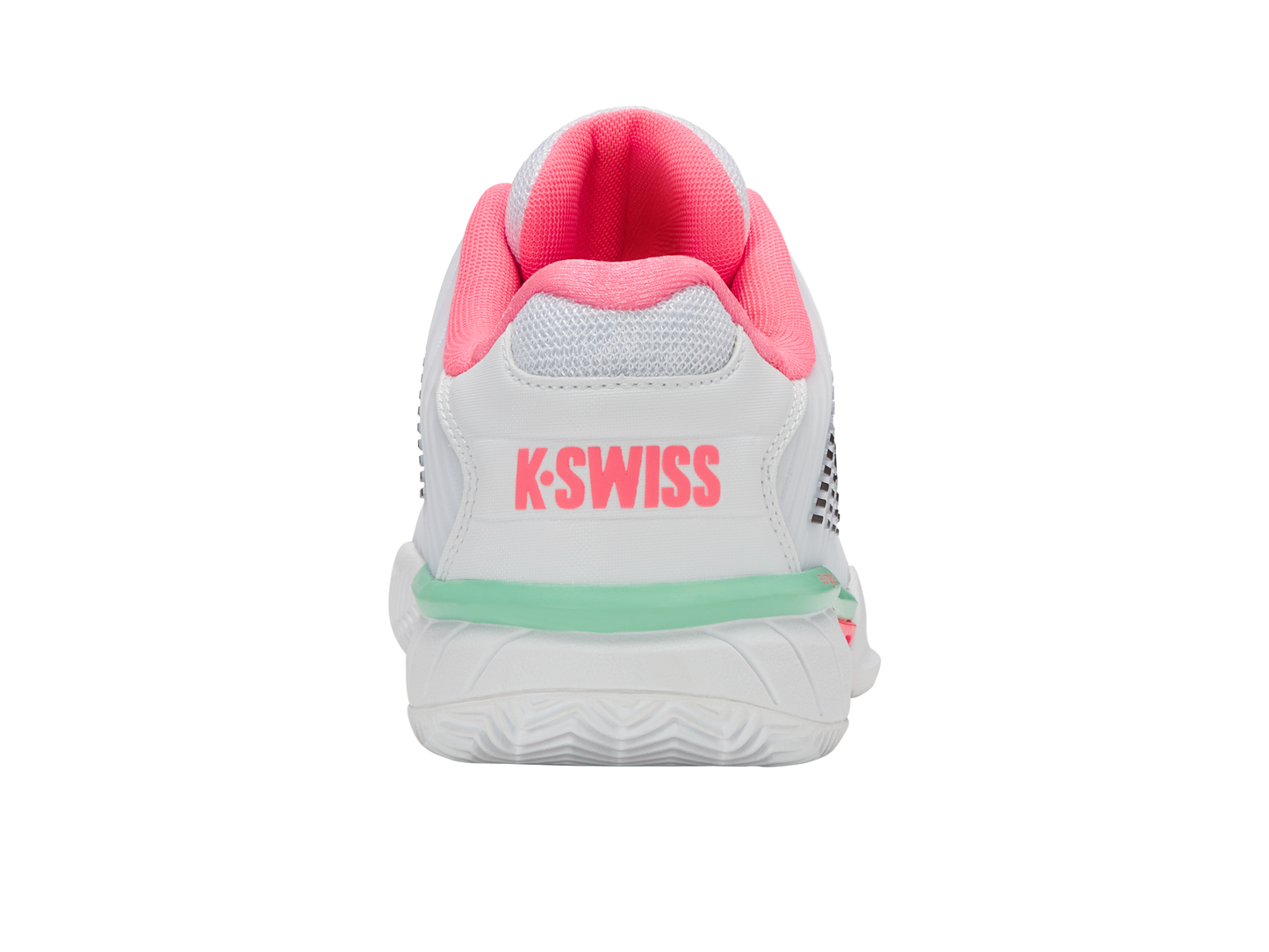 96614-178-M | HYPERCOURT EXPRESS 2 CLAY | WHITE/NEON PASTEL ROZE/ZWART