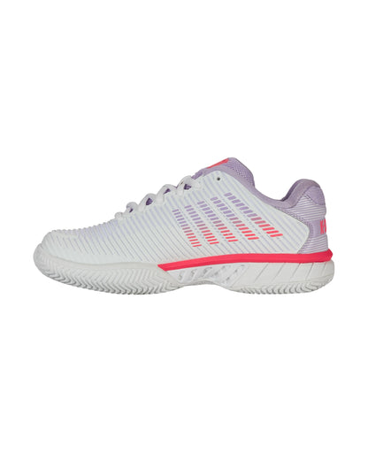 96614-182-M | HYPERCOURT EXPRESS 2 CLAY | WHITE/ORCHID PETAL/NEON BLAZE