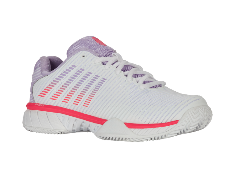 96614-182-M | HYPERCOURT EXPRESS 2 CLAY | WHITE/ORCHID PETAL/NEON BLAZE