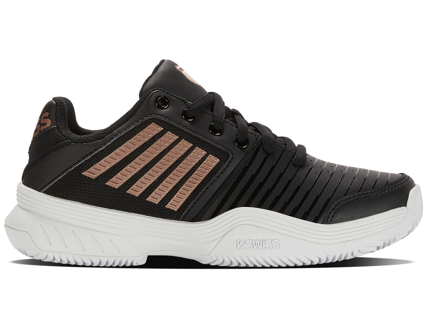 96750-059-M | COURT EXPRESS HB | BLK/WHT/ROSEGOLD