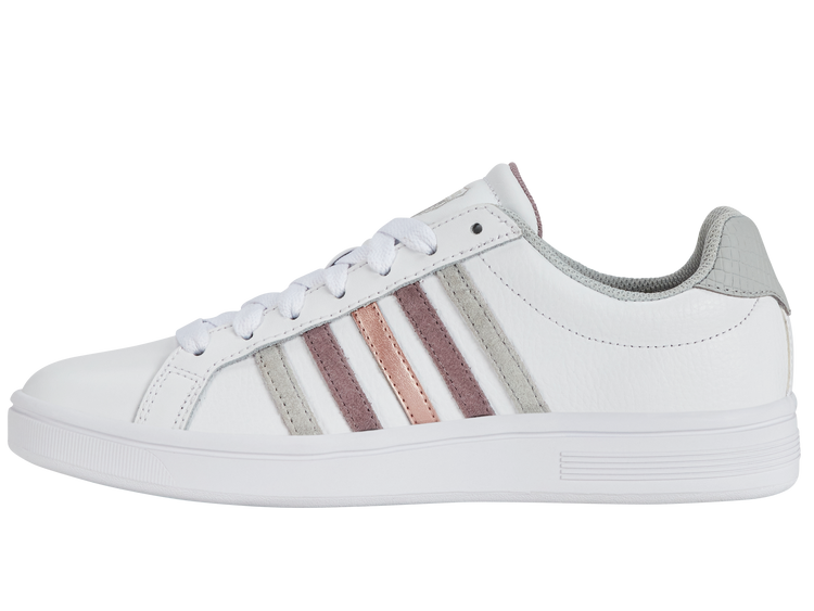 97011-115-M | COURT TIEBREAK | WHITE/PURPLE DOVE/GRAY VIOLET/ROSEGOLD