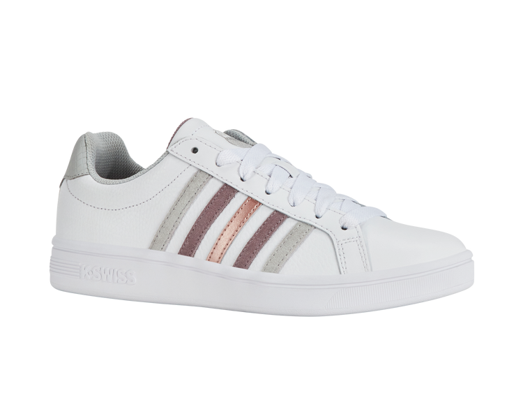 97011-115-M | COURT TIEBREAK | WHITE/PURPLE DOVE/GRAY VIOLET/ROSEGOLD