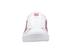 97011-116-M | COURT TIEBREAK | WHITE/BURGUNDY/PEACHY KEEN