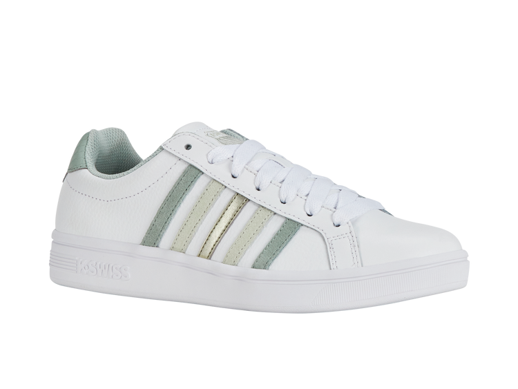 97011-133-M | COURT TIEBREAK | WHITE/CANARY GREEN/FROSTY GREEN/CHAMPAGNE GOLD