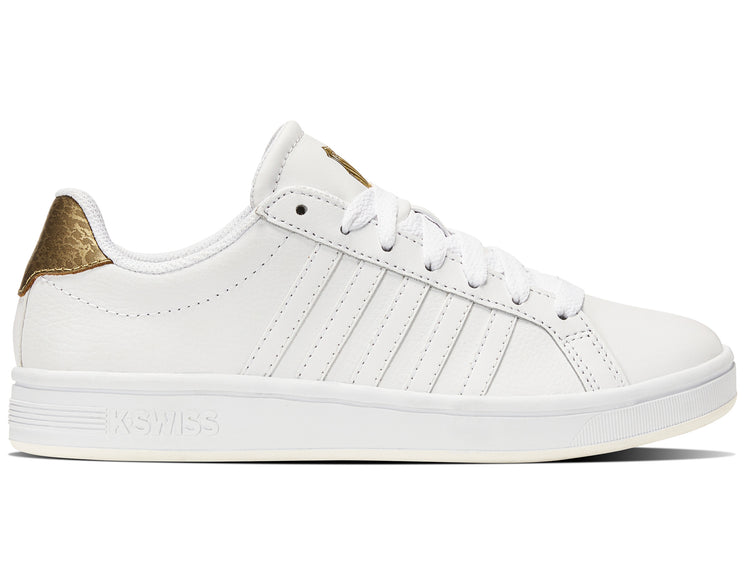97011-158-M | COURT TIEBREAK | WHITE/GOLD PANTHER