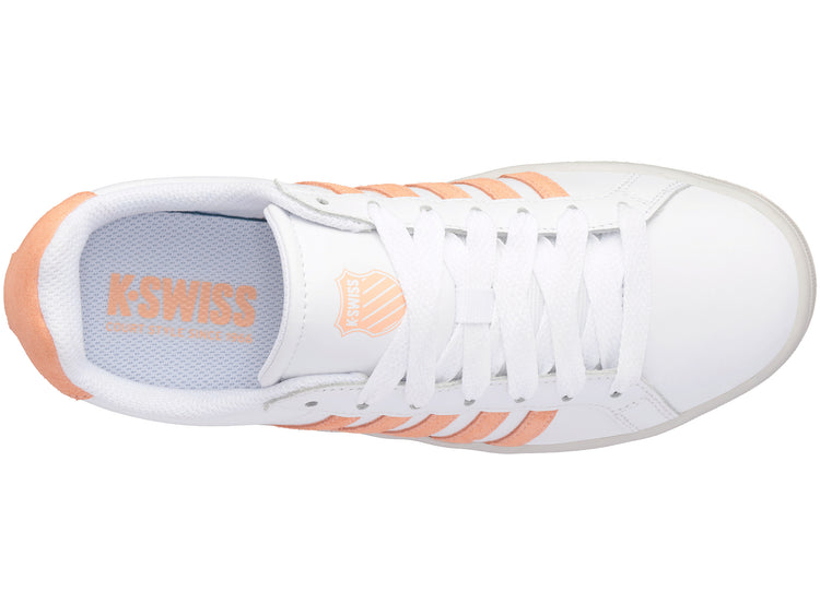 97011-171-M | COURT TIEBREAK | WHITE/PEACH NECTAR