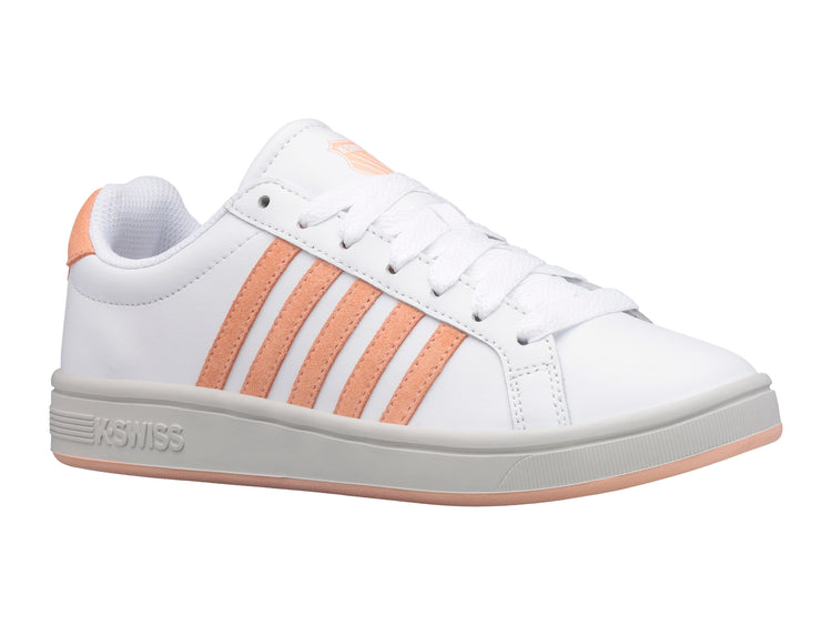 97011-171-M | COURT TIEBREAK | WHITE/PEACH NECTAR