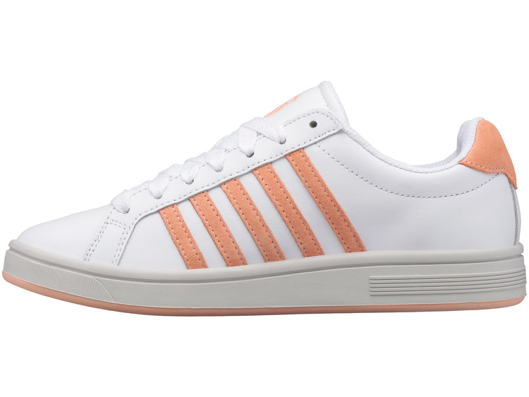 97011-171-M | COURT TIEBREAK | WHITE/PEACH NECTAR