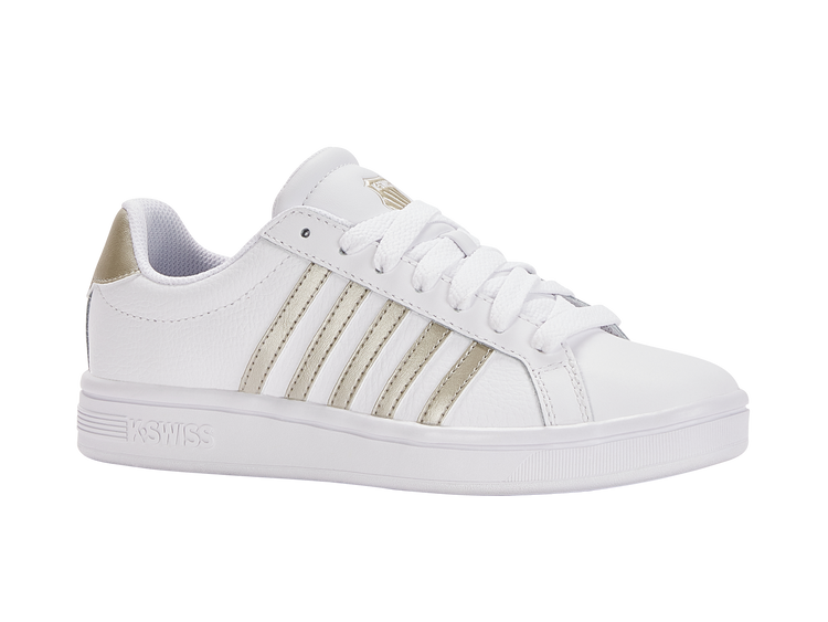 97011-183-M | COURT TIEBREAK | WHITE/CHAMPAGNE GOLD