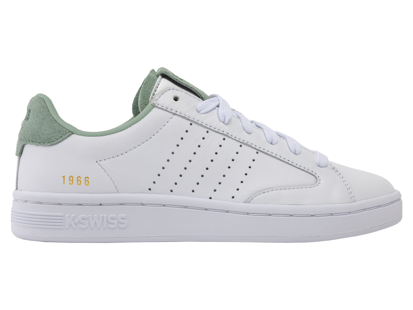 97263-187-M | LOZAN KLUB LTH | WIT/IJSLAND GROEN/CRÈME BRULEE