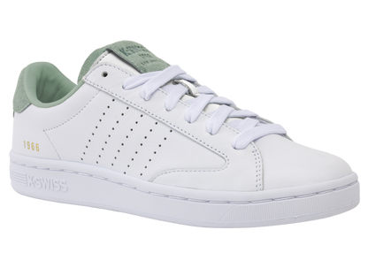 97263-187-M | LOZAN KLUB LTH | WIT/IJSLAND GROEN/CRÈME BRULEE