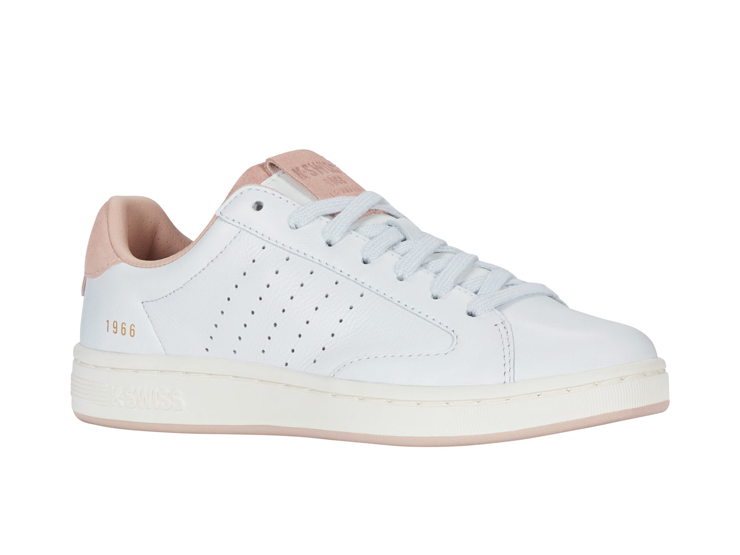 97263-190-M | LOZAN KLUB LTH | WHITE/CAMEO ROSE/SNOW WHITE