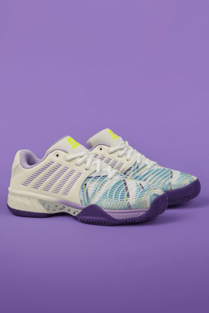 98900-182-M | EXPRESS LIGHT 3 PADEL | SNOW WHITE/PURPLE HEART/EVENING PRIMROSE