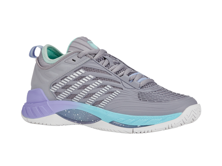 99071-052-M | HYPERCOURT SUPREME 2 | LILAC GRAY/NIMBUS CLOUD/NEON PURPLE