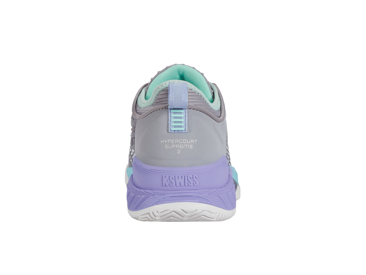 99071-052-M | HYPERCOURT SUPREME 2 | LILAC GRAY/NIMBUS CLOUD/NEON PURPLE