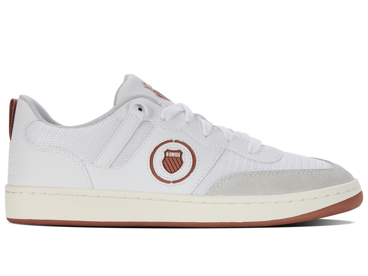 99075-962-M | K-VARSITY | WHITE/LIGHT MAHOGANY