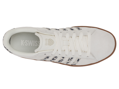 99492-148-M | COURT TIEBREAK II SDE | SNOW WHITE/LIGHT GRAY/LEOPARD/GUM