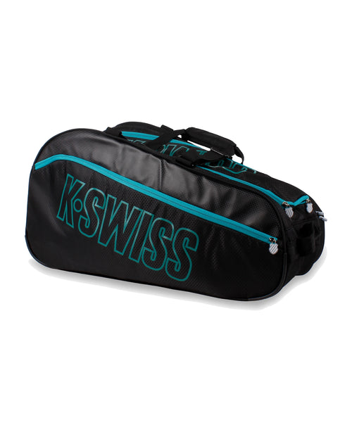 BG771-052 | CLASSIC PADEL RACKET BAG | BLACK/TURQUOISE - K-Swiss EU - 3