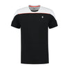 105804-061 | HYPERCOURT BLOCK CREW TEE 3 | JET BLACK / WHITE