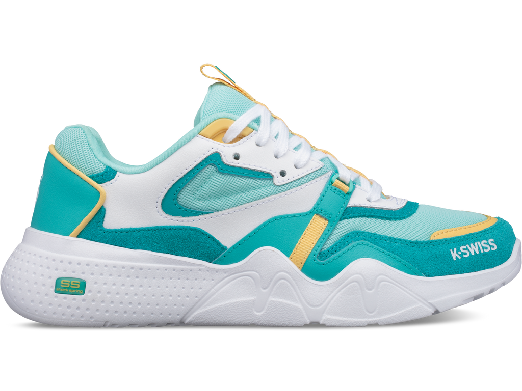 96600-351-M | WOMENS CR-TERRATI | VIRIDIAN GREEN/YARROW/WHITE