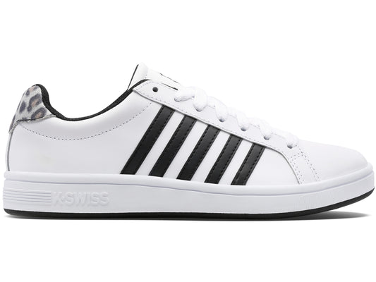 97011-185-M | COURT TIEBREAK | WHITE/BLACK/SNOW LEOPARD